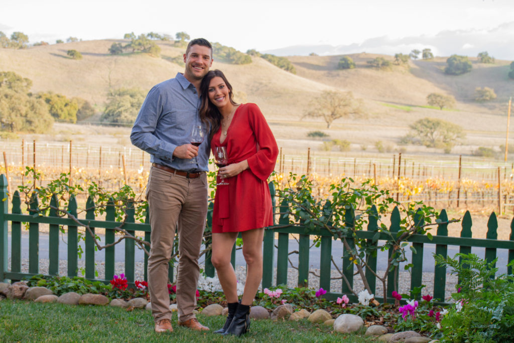 Becca from the Bachelor Visited santa barbara wine country